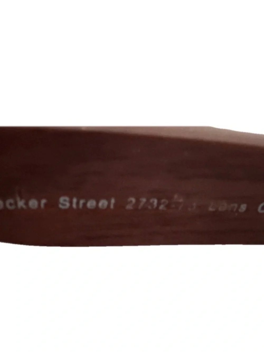 Hurley Sunglasses Bleaker Street 2732-75 Wooden Temples Dark Black Lenses W/Case